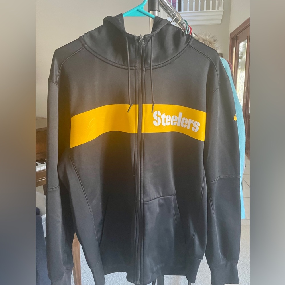 Nike Pittsburgh Steelers Full Zip Hoodie M